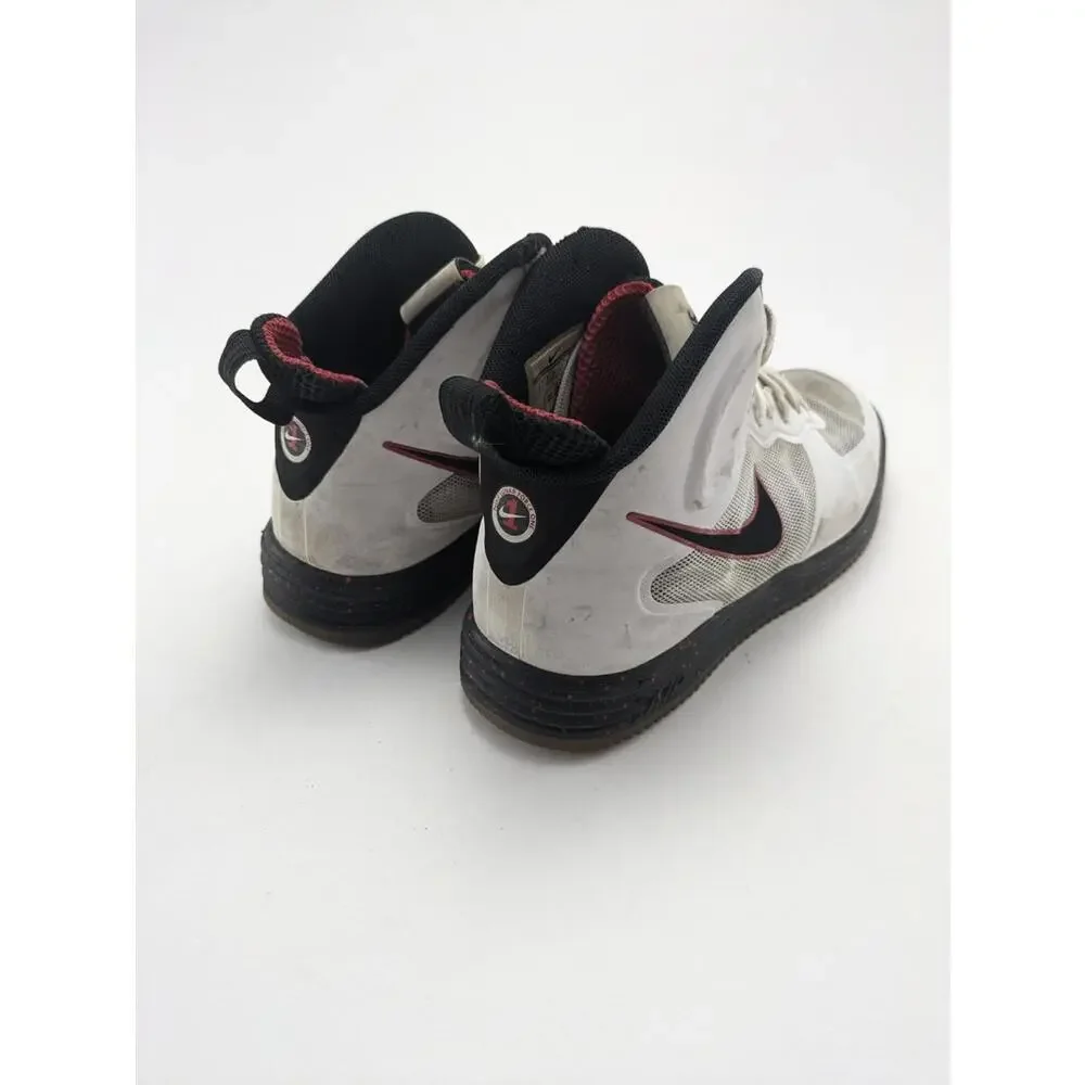 Vintage Mens Nike Air Lunar Force 1‎ White Red Dotted Shoes 580616-100 Size 9.5